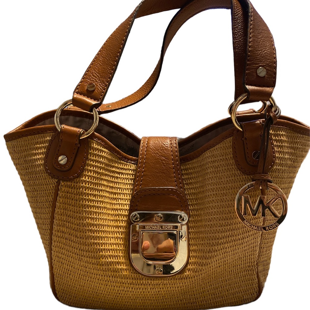 Michael Kors Charlton Straw handbag